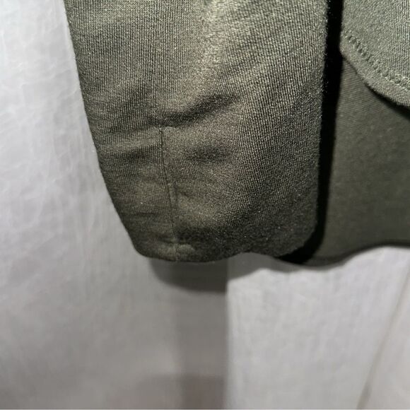 Athletic Works M Camo Green Funnel Neck Lightweight Terrycloth Interior Hoodie - Picture 9 of 12